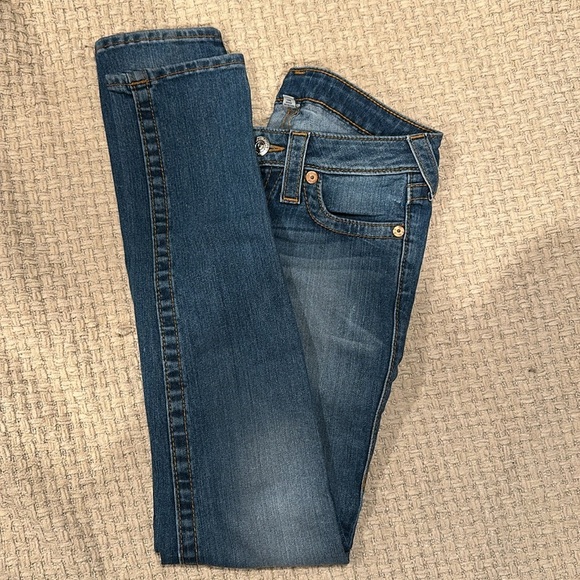 TRUE RELIGION WOMENS JEANS 25 SKINNY - Picture 4 of 10